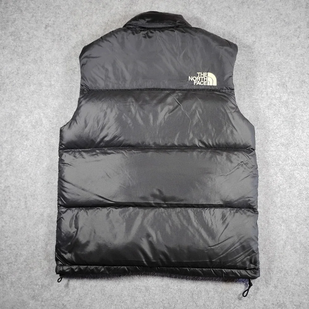 The North Face Mens Nuptse 700‎ Down Puffer Vest Black Size Small S 7820